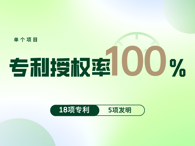 发明专利从0到1，新产品项目18个专利全部授权