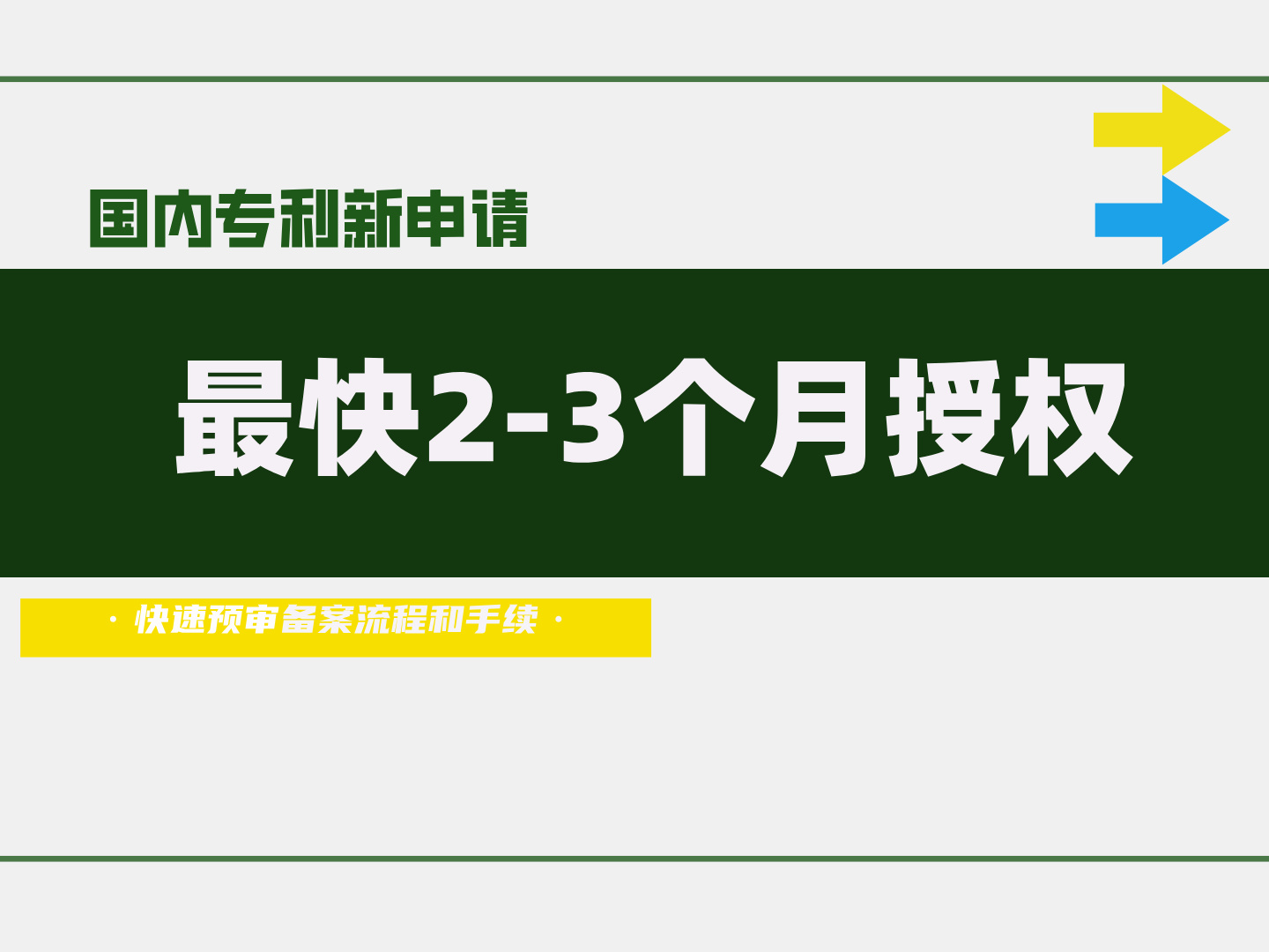 国内专利新申请 | 快速预审备案流程和手续